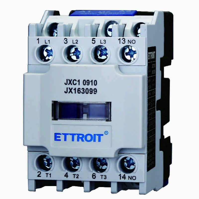 Ettroit Contattore AC 220V 50/60Hz Bobina 3P 3 poli NA Ie 9A Ue 380V JX163099