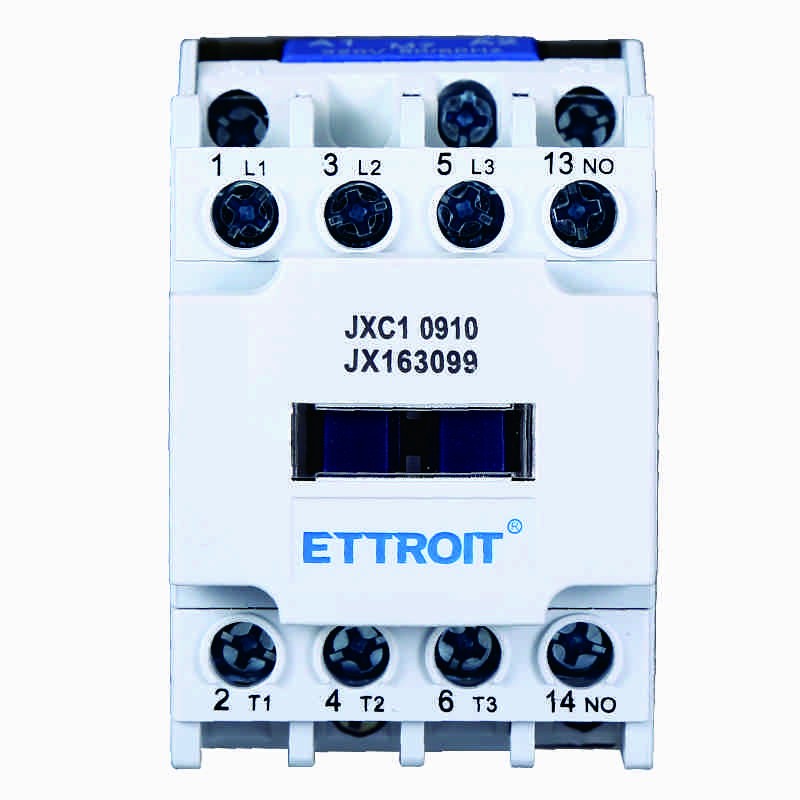 Ettroit Contattore AC 220V 50/60Hz Bobina 3P 3 poli NA Ie 9A Ue 380V JX163099