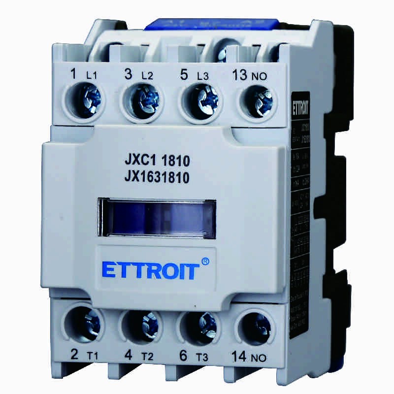 Ettroit Contattore AC 24V 50/60Hz Bobina 3P 3 poli NA Ie 18A Ue 380V JX1631810