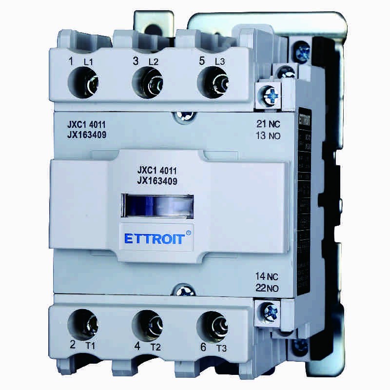 Ettroit Contattore AC 220V 50/60Hz Bobina 3P 3 poli Normalmente Aperto IE 40A UE 380V JX163409