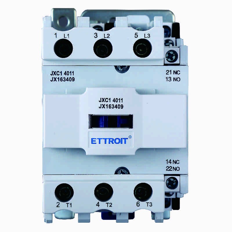 Ettroit Contattore AC 220V 50/60Hz Bobina 3P 3 poli Normalmente Aperto IE 40A UE 380V JX163409