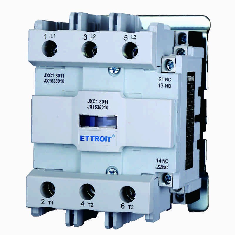 Ettroit Contattore AC 24V 50/60Hz Bobina 3P 3 Poli Normalmente Aperto IE 80A UE 380V JX1638010