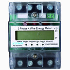 Contatore di Corrente Trifase 380V 5A ~ 80A 4 Moduli Ettroit JXDA-03
