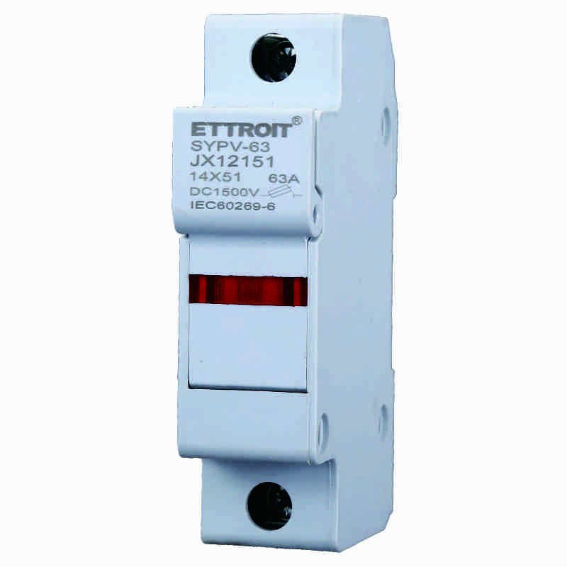 Portafusibile RT18-63 Per Fusibili ⌀14x51mm 1000V 63A 1 Modulo Ettroit JX12151