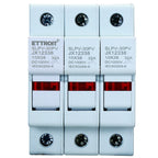 Portafusibile RT18-32 Per Fusibili ⌀10x38mm 1000V 32A 3 Moduli Ettroit JX12338