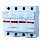 Portafusibile RT18-63 Per Fusibili ⌀14x51mm 1000V 63A 4 Moduli Ettroit JX12451
