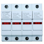 Portafusibile RT18-63 Per Fusibili ⌀14x51mm 1000V 63A 4 Moduli Ettroit JX12451