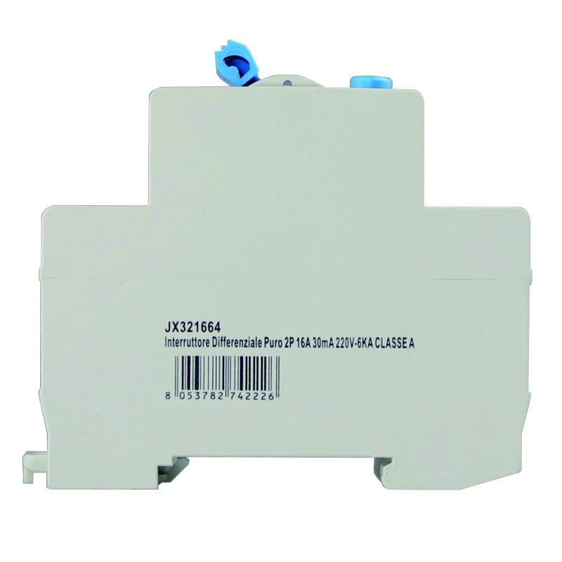 Ettroit Interruttore Differenziale Puro 2P 16A 30mA 220V-6KA CLASSE A JX321664