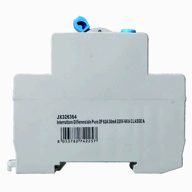 Ettroit Interruttore Differenziale Puro 2P 63A 30mA 220V-6KA CLASSE A JX326364