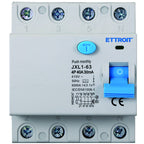 Ettroit Interruttore Differenziale Puro 4P 40A 30mA 380V-6KA CLASSE A JX344064