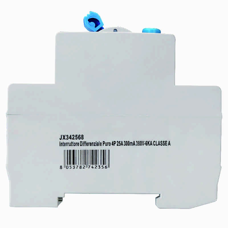 Ettroit Interruttore Differenziale Puro 4P 25A 300mA 380V-6KA CLASSE A JX342568