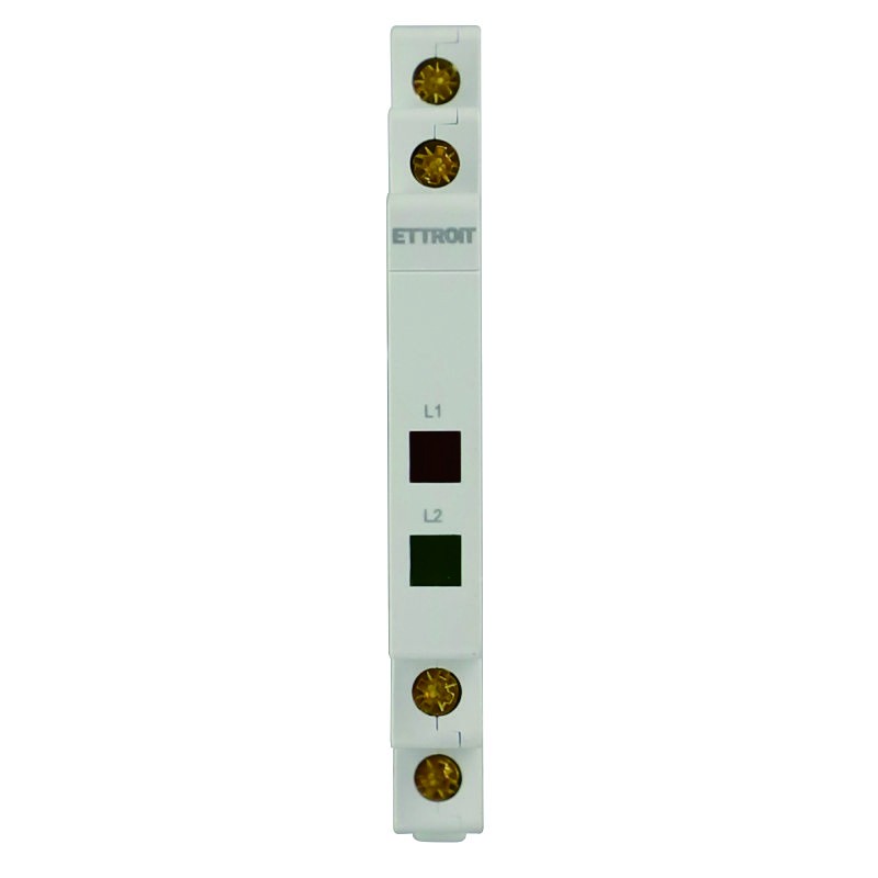 Ettroit Indicatore Luminoso Led Due Fasi Per Guida DIN Spia di Segnalazione