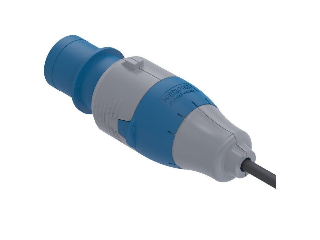 Adattatore da Bipasso Schuko a Spina IP44 CEE Industriale 250V 2P+T