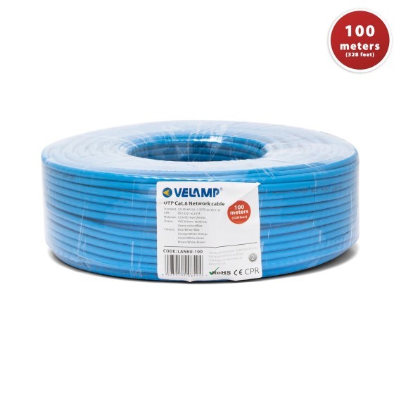 Cavo di Rete CAT6 UTP Bobina Matassa da 100 Metri