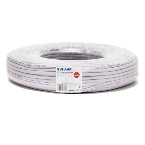 Cavo di Rete CAT5E UTP Bobina Matassa da 25 Metri