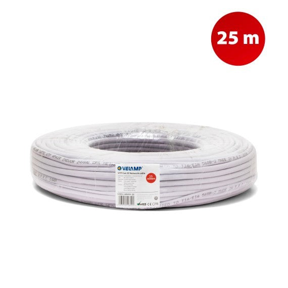 Cavo di Rete CAT5E UTP Bobina Matassa da 25 Metri