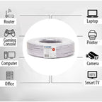 Cavo di Rete CAT5E UTP Bobina Matassa da 50 Metri