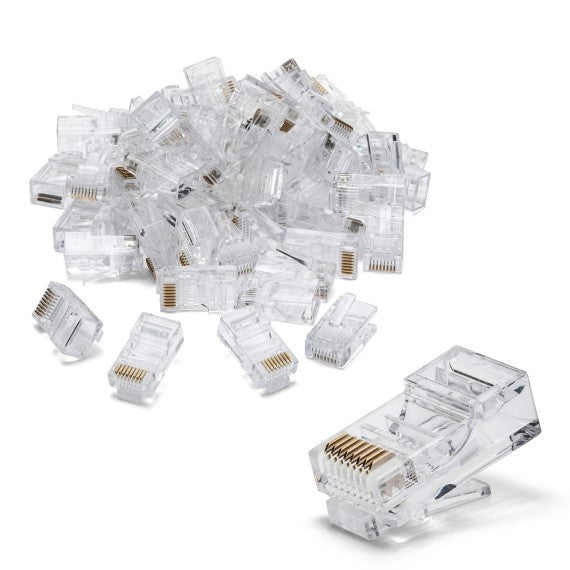 Connettore di Rete LAN RJ45 CAT6 da Crimpare Confezione 6pz