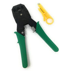 Pinza Crimpatrice 3 in 1 per Connettori RJ45 RJ11 RJ12 Verde