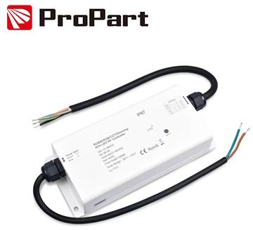 Ricevitore Controller RGB/RGBW IP67 - 4 Canali, 5A/Canale, 12-36V DC
