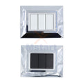 Placca Compatibile Vimar Eikon Cromata 3, 4, 7 Posti