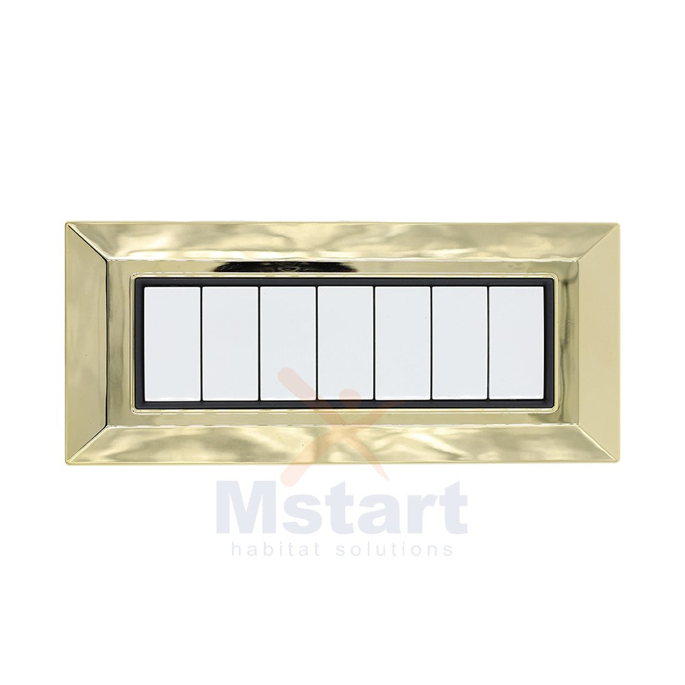Placca Compatibile Vimar Eikon Oro 3, 4, 7 Posti