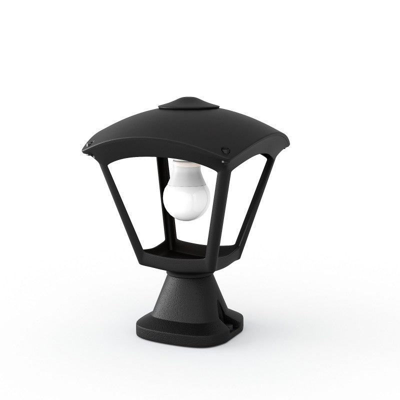 Lanterna in Resina DISMA ROBY Nero IP55 E27 Fumagalli