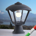 Lanterna in Resina DISMA DARIO Nero IP55 E27 Fumagalli