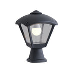 Lanterna in Resina DISMA DARIO Nero IP55 E27 Fumagalli