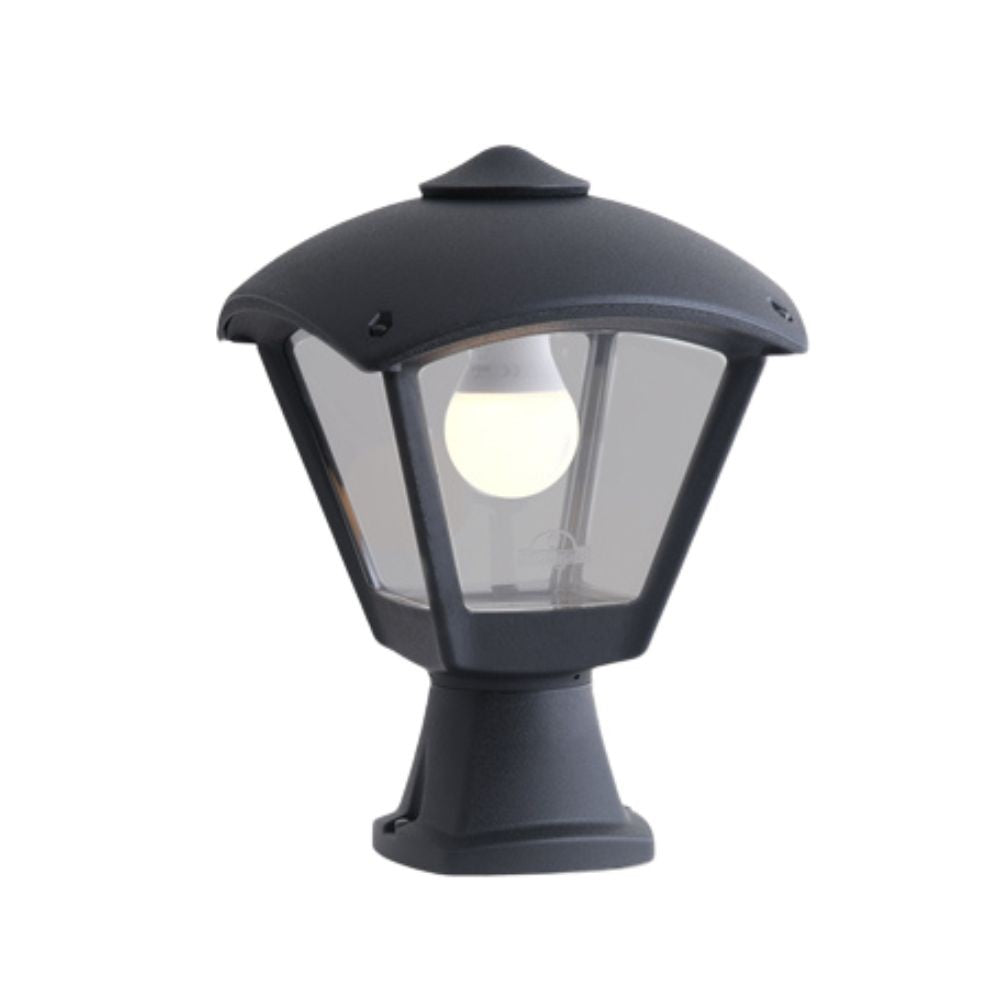 Lanterna in Resina DISMA DARIO Nero IP55 E27 Fumagalli