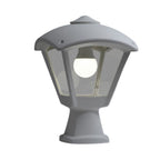 Lanterna in Resina DISMA DARIO Grigio IP55 E27 Fumagalli