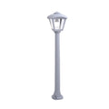 Lampione da Giardino in Resina GIAFFA ROBY Grigio IP55 E27 con A60 8,5W CCT