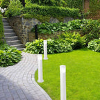 Lampione da Giardino Fumagalli AMELIA 800 Bianco E27 con A60 8,5W CCT