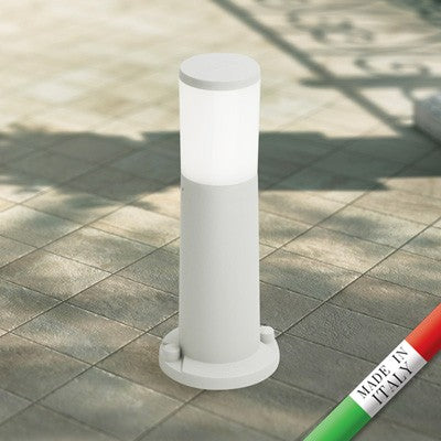 Lampione da Giardino Fumagalli AMELIA 400 Bianco E27 con A60 8,5W CCT