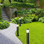 Lampione da Giardino Fumagalli AMELIA 800 Nero E27 con A60 8,5W CCT