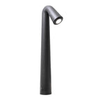 Lampione da Giardino in Resina STEVEN Nero con G9 1,7W 4000K