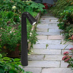 Lampione da Giardino in Resina STEVEN Nero con G9 1,7W 4000K