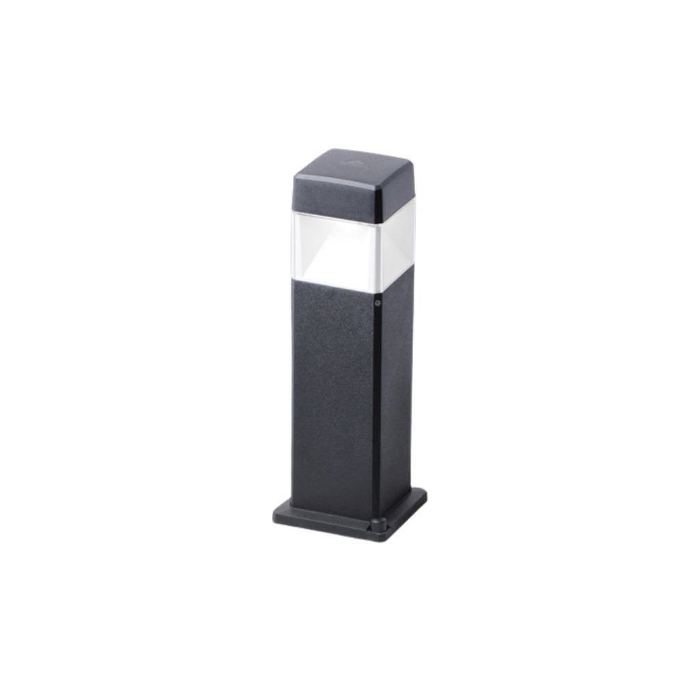 Lampione da Giardino in Resina ELISA 500 Nero con LED GX53 10W CCT