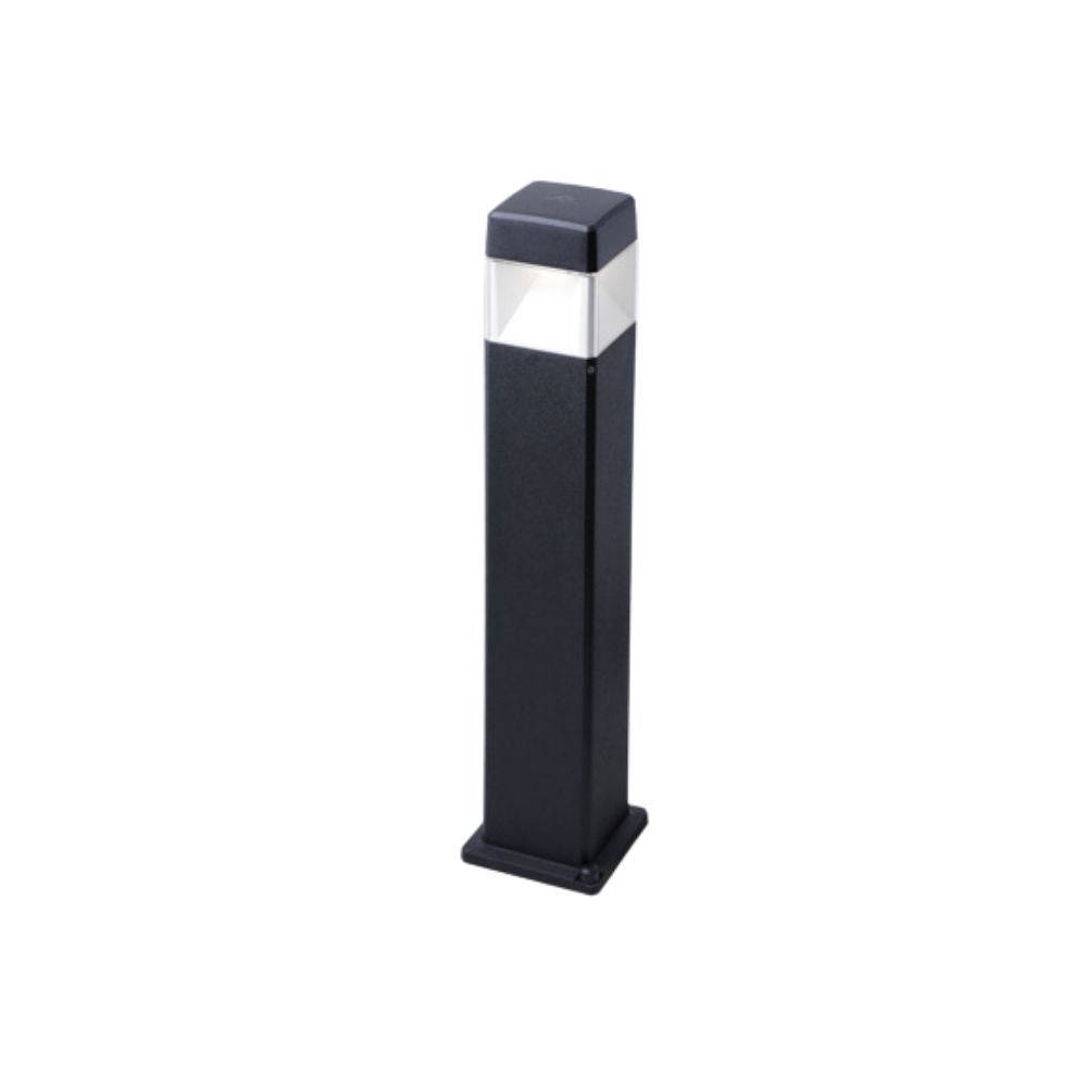 Lampione da Giardino in Resina ELISA 800 Nero con LED GX53 10W CCT