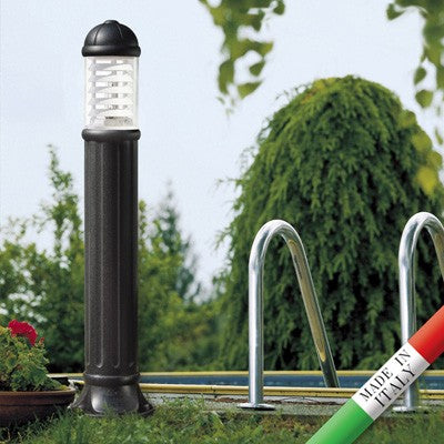Lampione da Giardino in Resina SAURO 1100 Nero E27 FRANGILUCE