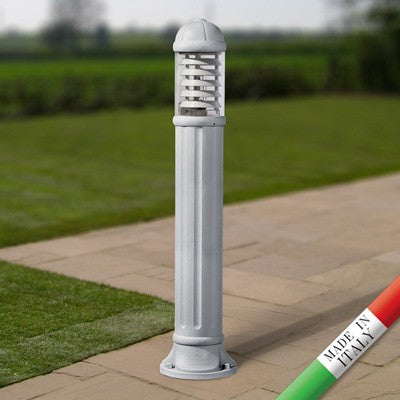 Lampione da Giardino in Resina SAURO 1100 Grigio E27 FRANGILUCE