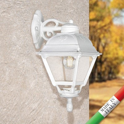 Lanterna Applique da Parete in Resina BISSO CEFA Bianco E27 IP55