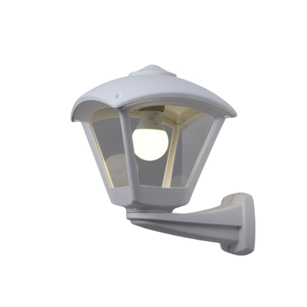Lanterna Applique da Parete in Resina NARDO DARIO Grigio E27 IP55