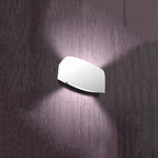 Applique in Resina ABRAM 270 Bianco IP55 con R7S 10,5W CCT