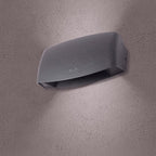 Applique in Resina ABRAM 270 Nero IP55 con R7S 10,5W CCT