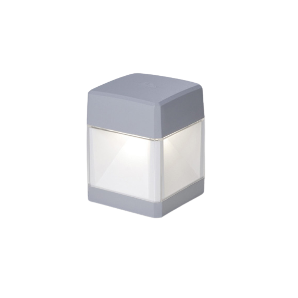 Applique in Resina ELISA WALL Grigio IP55 con LED GX53 10W CCT