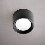 Applique in Resina LIVIA 160 Nero IP55 con LED GX53 10W CCT