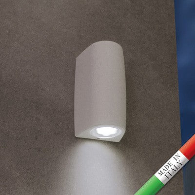 Applique da Parete MARTA 90 1L Bianco IP55 con LED GU10 3,5W CCT