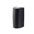 Applique da Parete MARTA 90 2L Nero IP55 con 2 GU10 7W CCT