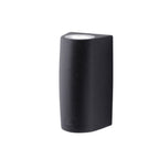 Applique da Parete MARTA 90 2L Nero IP55 con 2 GU10 7W CCT